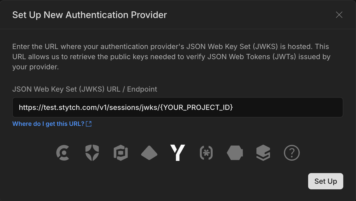 Add Authentication Provider